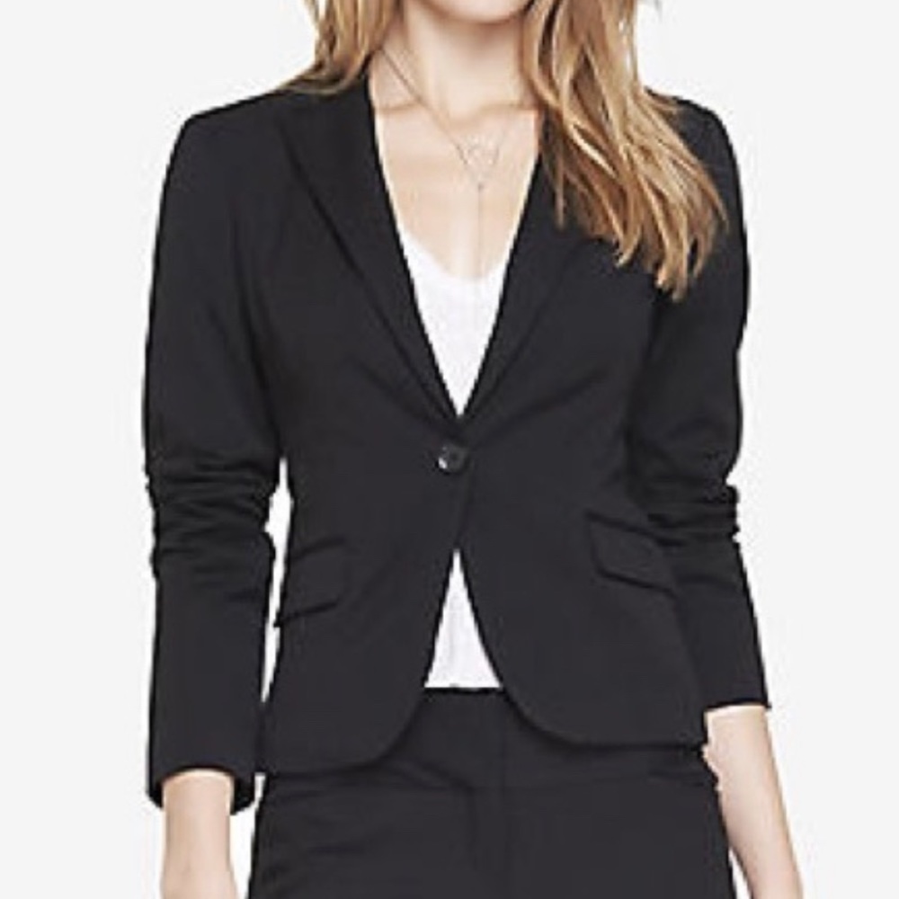 Express black stretch blazer